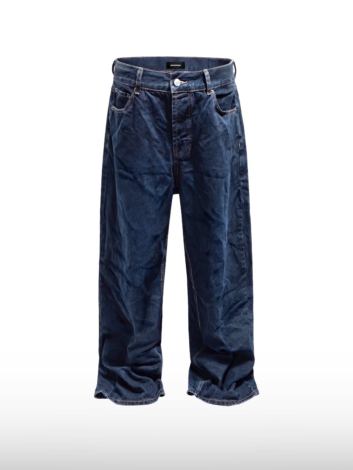 Wide Straight Denim Pants