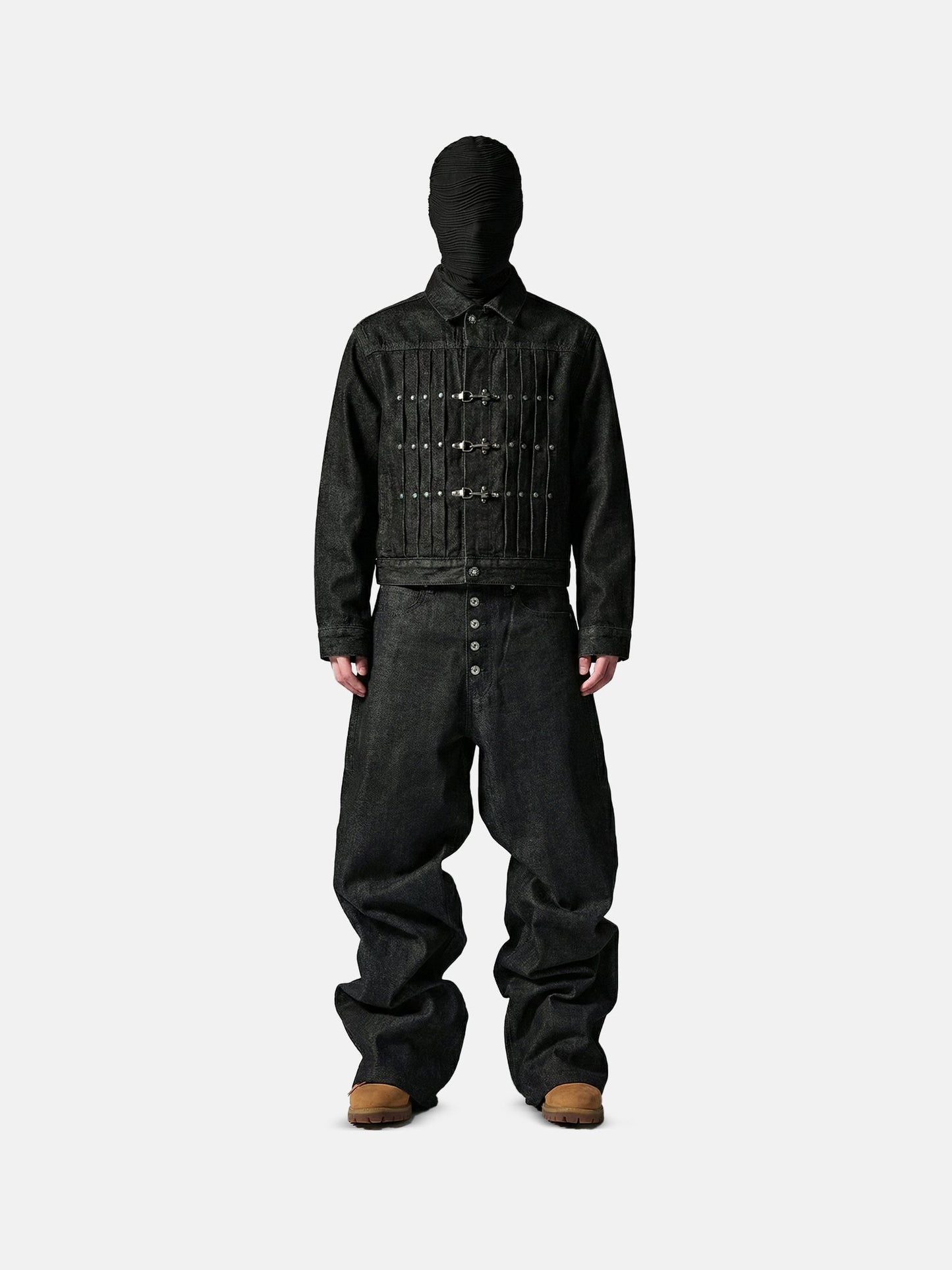 Amulet Pleated Denim Jacket